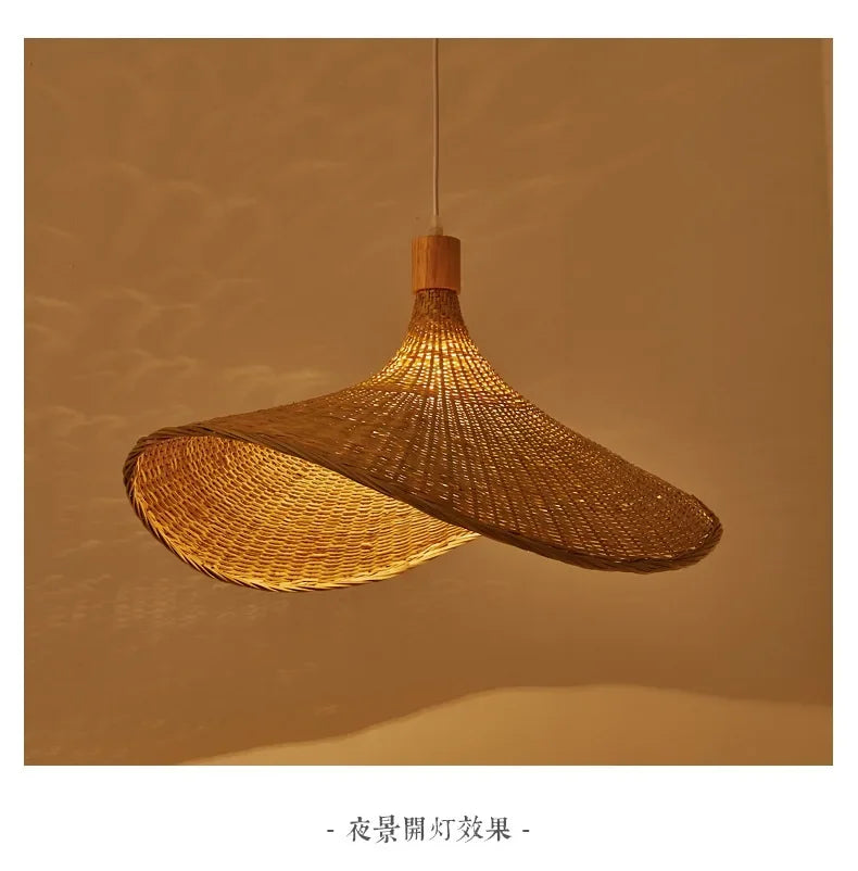 2025 mais novo pingente de bambu lâmpadas luzes teto rattan vime lustre mão malha trança suspensa casa jantar trançado decoração quente