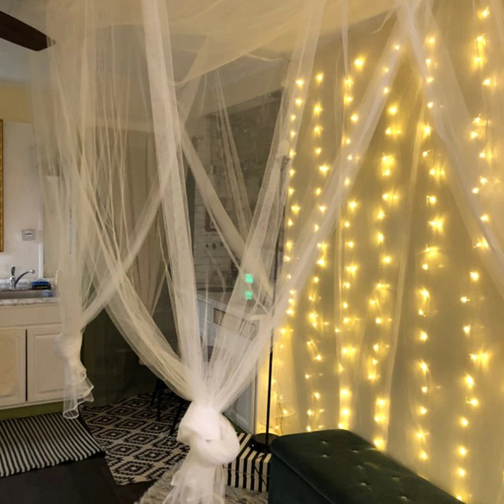 3x 3/6x3/10x3m led luzes da corda de sincelo luzes de fadas de natal guirlanda casa ao ar livre para casamento/festa/cortina/decoração de jardim