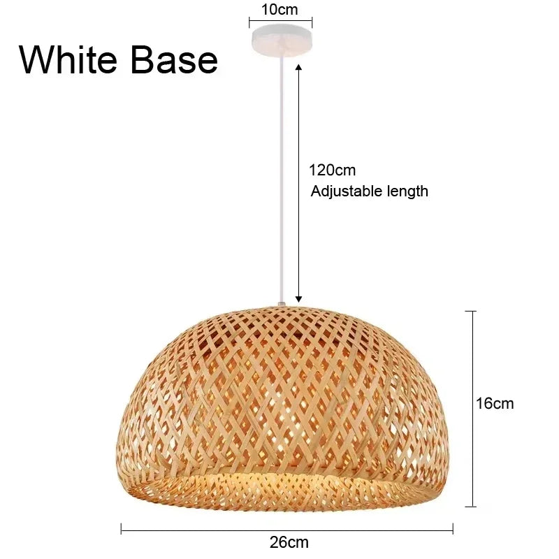 2025 mais novo pingente de bambu lâmpadas luzes teto rattan vime lustre mão malha trança suspensa casa jantar trançado decoração quente