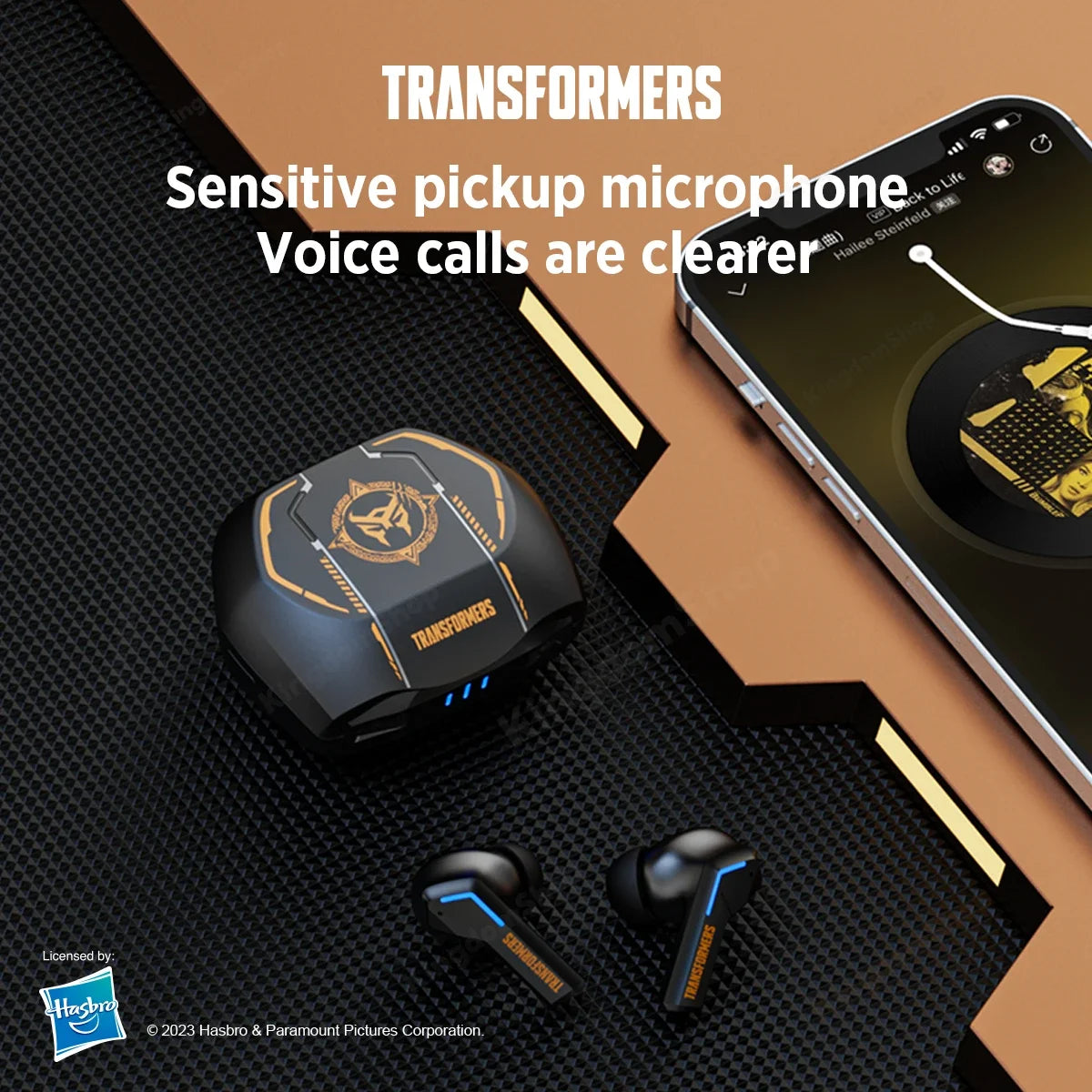 Transformadores TF-T06 bluetooth 5.3 fone de ouvido modo duplo redução ruído para videogame alta fidelidade fones conexão estável