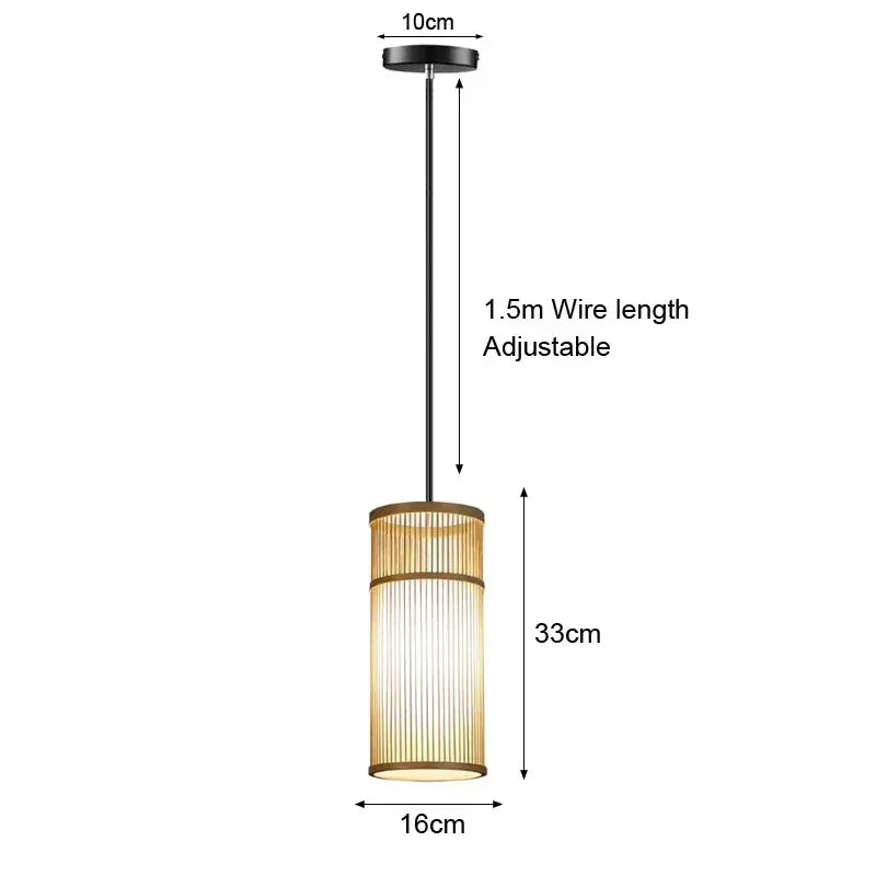 2025 mais novo pingente de bambu lâmpadas luzes teto rattan vime lustre mão malha trança suspensa casa jantar trançado decoração quente