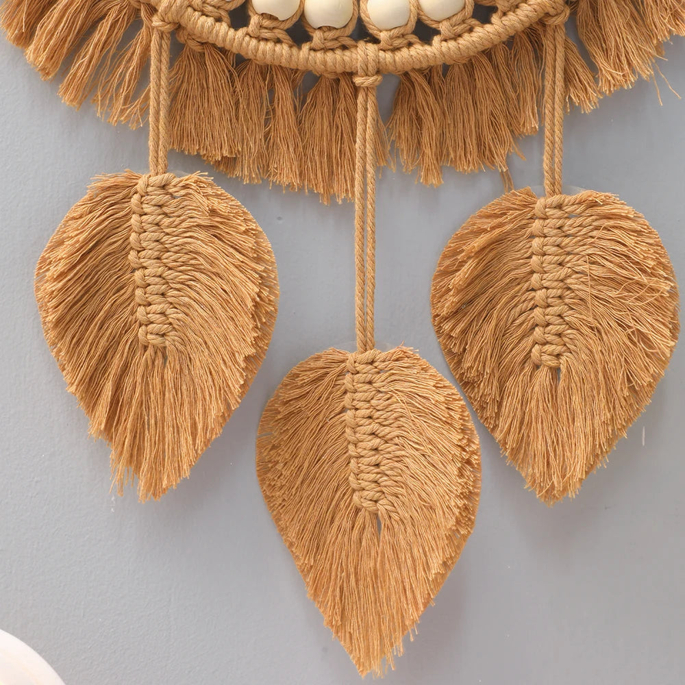 Espelhos de parede redondos decoração do quarto mão tecido espelho decorativo pendurado na parede para apartamento sala estar quarto decoração casa