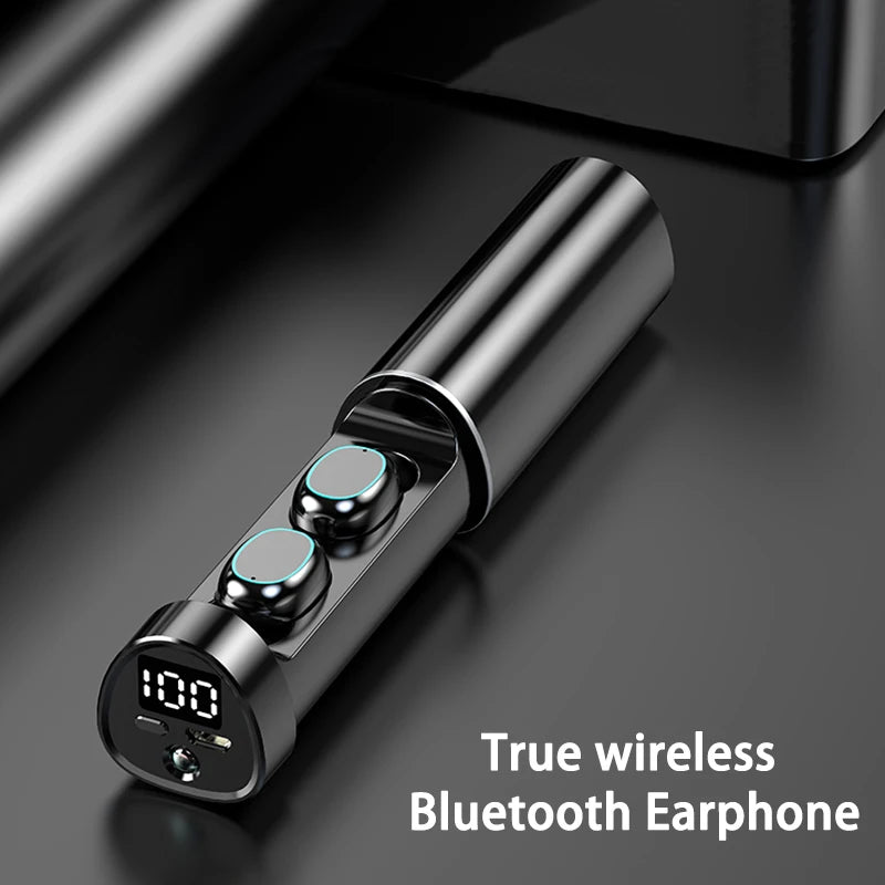 Alta qualidade tws n21 fones de ouvido sem fio bluetooth com microfone in-ear esportes à prova dwaterproof água hd chamada silenciosa fone de ouvido