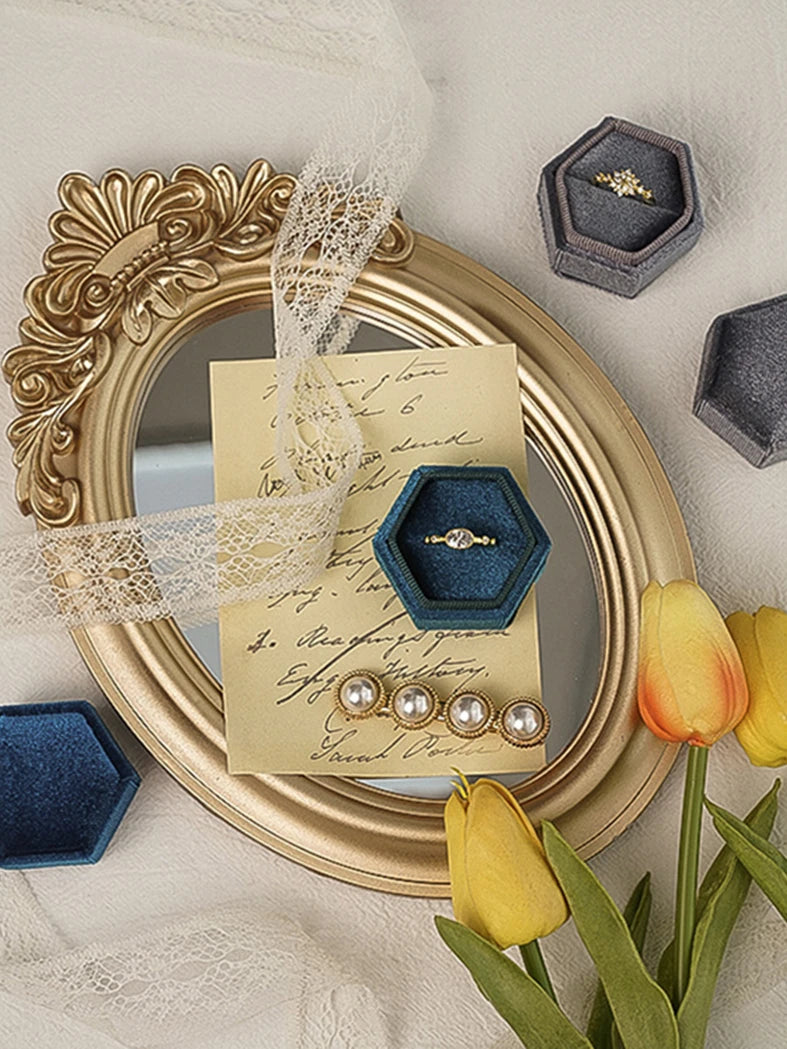 Molde de escultura rústica, espelho dourado, bandeja de decoração para casa, espelho decorativo para quarto, mesa, maquiagem